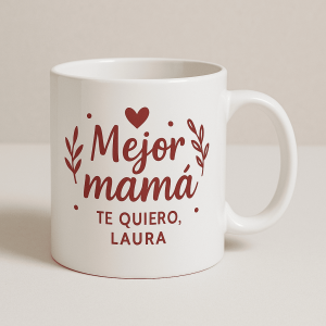 Taza personalizada 'Mejor mamá'